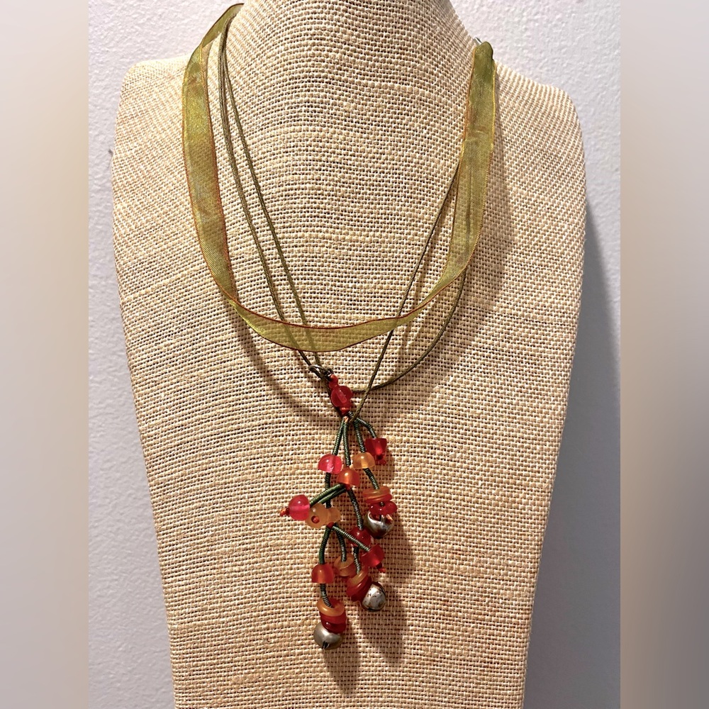 Artist Crafted adjustable necklace.